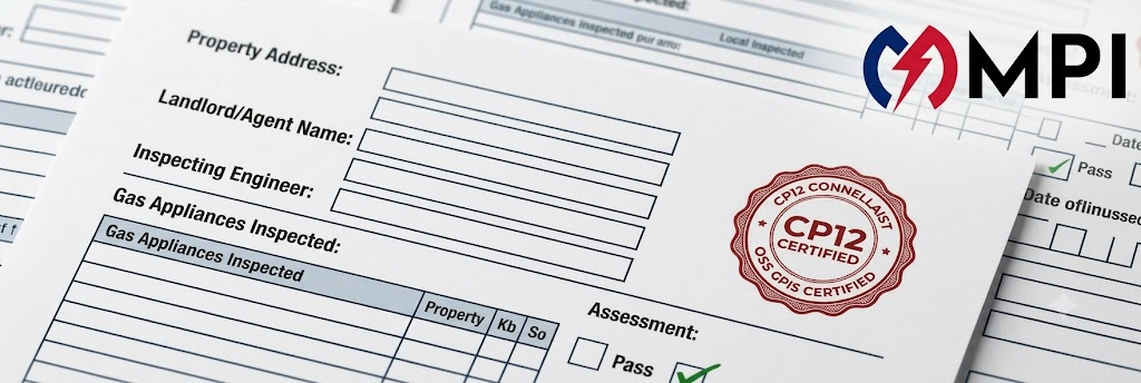 Gas safety certification Manchester — CP12 certificate for landlords